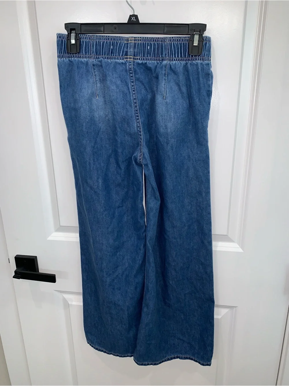 Old Navy Girls Relaxed Elastic-Waist Denim Jeans - Blue